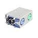 New Lon0167 5 x Featured PS/2 PS-2 Keyboard reliable efficacy Mouse 6 Pin Socket Male Connector Adapter for Computer(id:510 cc 91 23c)