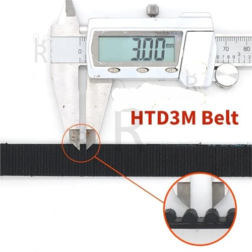 Courroie de distribution HTD3M robuste en caoutchouc synchrone 321mm - 2