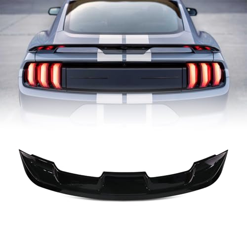Kspeed Rear Spoiler Trunk Wing Compatible with 2015-2024 Ford Mustang GT500 Rear Wing Black