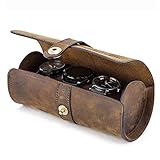 【Einzigartiges Design im Roll- und Rollstil】: Diese Uhrenbox kann ein fantastischer Aufbewahrungsgegenstand sein, in dem Sie Ihre Sammlung von Uhren, Schmuck und anderen kleinen Schmuckstücken aufbewahren können, während Sie einen unverwechselbaren Stil beibehalten und allgemeinen Schutz bieten.