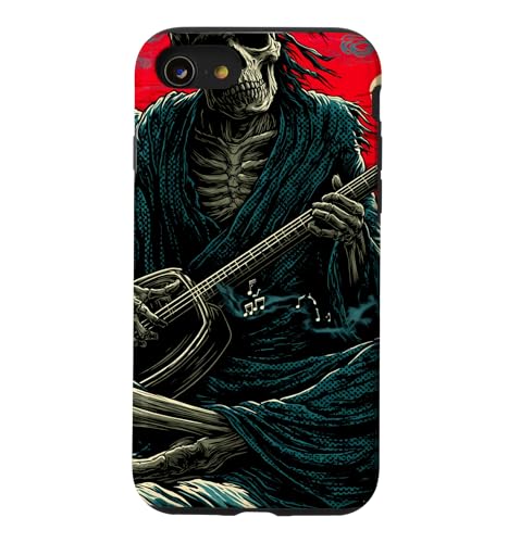 �X�P���g�� �M�^���X�g ���{�g �Ԃ��� �_�[�N ���b�N �A�[�g �X�}�z�P�[�X iPhone SE (2020) / 7 / 8 �p