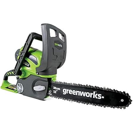 GreenWorks 40V 12-Inch Cordless Chainsaw, Tool Only, 20292