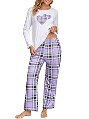 Purple Plaid + White Top