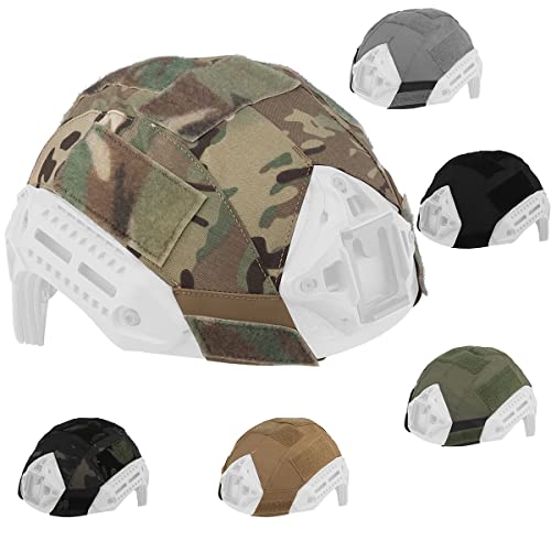 Housse de casque militaire WLXW tactique camouflage pour casque rapide type MK wargame outdoor