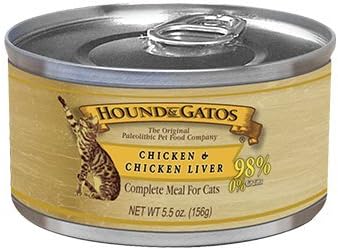 HOUND & GATOS Grain Free Chicken Canned Cat Food - 5.5 oz (24 can case)