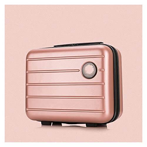 XINGHUIJPN Hard Shell Suitcase 14- inch Small Portable Suitcase Cosmetic Storage can be Fixed in The Trolley case (Color : B4 31X25X15CM)