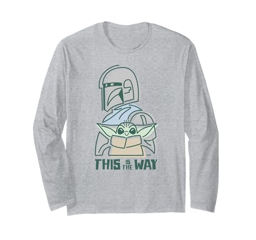 T-shirt Star Wars Mandalorian Grogu mignon manches longues idée cadeau idéal fan