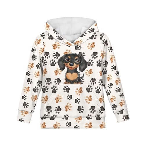 Image of Coloranimal Unisex Girls and Boys Long Sleeve Hoodies Hoody Athletic Pullover Sweatshirts Tops Age 6-16year