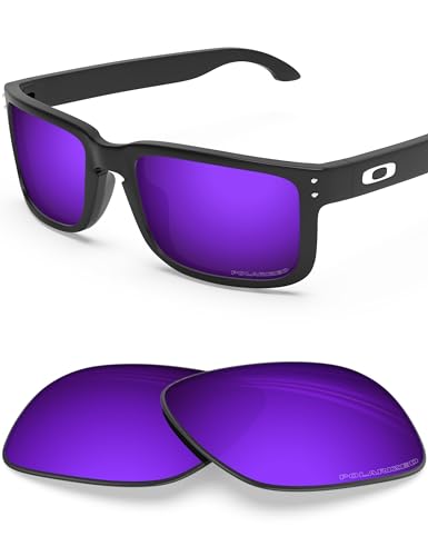Image of BLAZERBUCK Anti-salt Replacement Lenses for Oakley Holbrook OO9102 Sunglasses, Anti-Scratch, Impact Resistant & Fit Perfectly