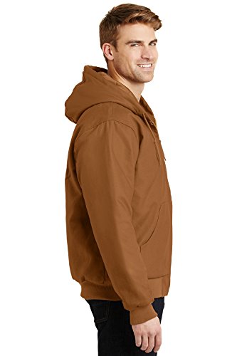 CornerStone Unisex Duck Cloth Hooded Work Jacket2