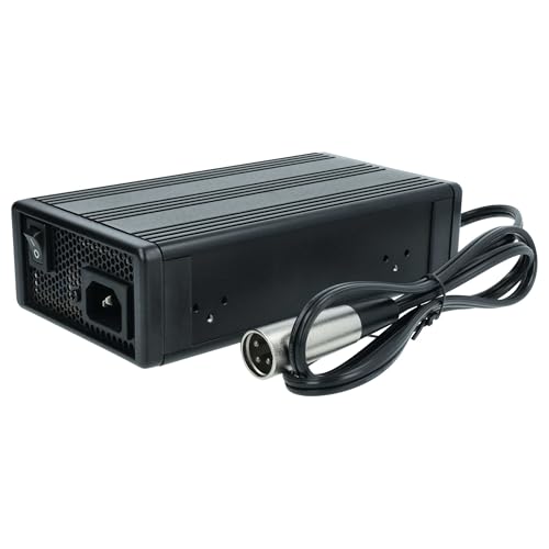 vhbw Caricabatterie Compatibile con Wiper Runner XH, XP, XKH, XK, XE, L batterie Li-Ion di Robot tagliaerba (24V)