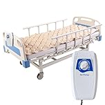 Alternating Air Pressure Mattress Pad, Hospital Bed Mattress Topper with Whisper Quiet Pump, Bed Sore Prevention Solution, Anti Decubitus Air Pads Bubble Pad Cushion for Hospital & Home Care Beds