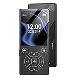 MP3プレーヤー 64GB 128GBまで拡張可能 Bluetooth 5.0 mp3プレイヤー スピーカー内蔵 音楽プレーヤー HIFI音質 2.4インチ大画面 再生プレーヤー 小型 デジタルオーディオプレーヤー OTG機能 SDカード対応 FMラジオ/録音/映画/タイマー/電子ブック/目覚時計 多機能プレーヤー 通学/通勤/外出/出張/言語学習などに適用 ブラック