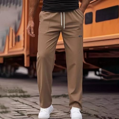 Pantalon homme été anti-transpiration coupe ample et fluide