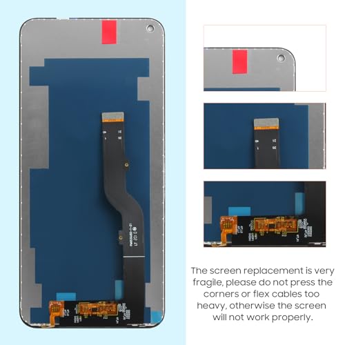 Image of Screen Replacement for TCL 10L LCD Display for TCL 10 Lite LCD Screen T770H T770B 4187U for TCL 10 L / 10 Lite Touch Screen Digitizer Full Assembly with Repair Kits 6.53 inch (Black)