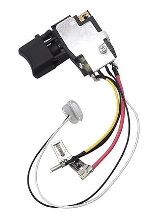 650751-1 632F266 6507529 Power Trigger Switch Replaces for TD152D | XDT11 DTD152 XDT11R XDT11Z DTD152Z DTD152RME Hammer Drill Impact Wrench Driver Compatible New Parts