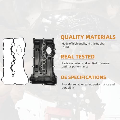 Image of Valve Cover Gasket VS50869R Fit for Hyundai Kia 2.0T 2.4L Theta II | Sonata 10-14 2.0T-2.4L / Optima 11-15 2.0T-2.4L / Sportage 11-16 2.0T-2.4L / Sorento 12-15 2.4L / Tucson 14-15 2.4L