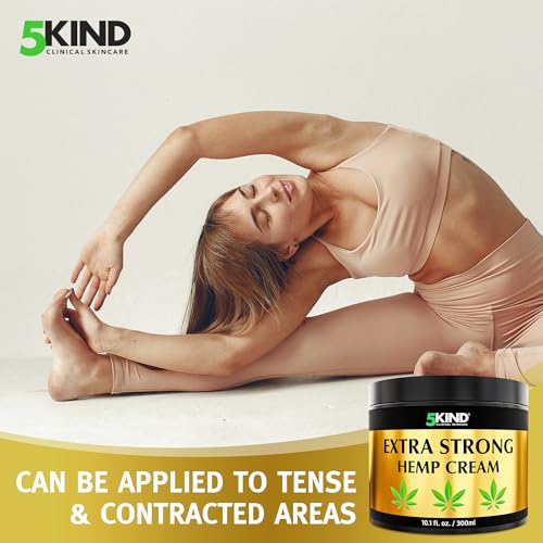 Image of 5Kind Extra Strong Hemp Cream 10.1 fl oz - Maximum Strength