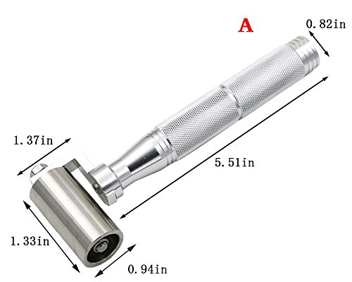 Metal Hand Stainless Steel Wallpaper Seam Roller Home Decoration Seamed Diy Tool#1705101-40Mm #TOP1