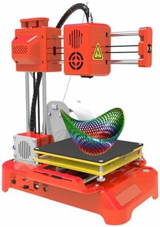 Mini Imprimante 3D, Imprimante 3D de Bureau, Détail, Haute Précision, Stabilité, Impression 100 X 100 X 100 Mm pour Enfants Débutants, Cadeau D'éducation pour Étudiants