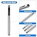 7PCS Hollow Leather Hole Punch Set, Maugruy Metal Round Punching Hole Tool, 5/64–13/64in (2–5mm) with Anti-Slip Grip for Belts, Watch Bands, Paper, Plastics, DIY, Repair Tools
