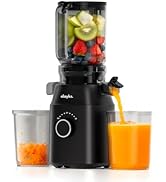 olayks. Juicer Machines, Cold Press Juicer with 4.3" Large Feed Chute Fit Whole Fruit and Vegetab...