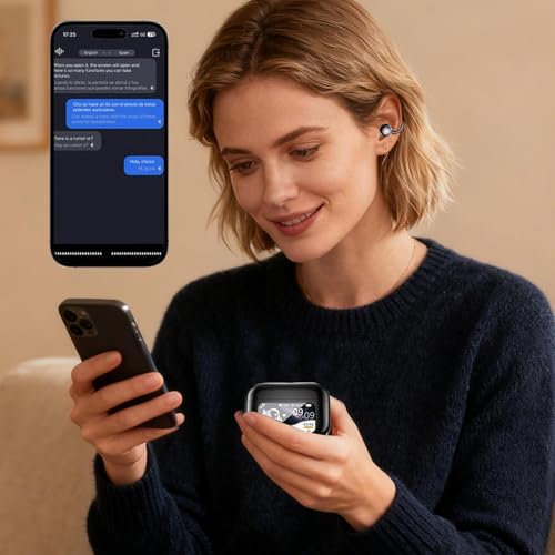 Écouteurs de traduction en temps réel rechargeable appareil compact audio - 3