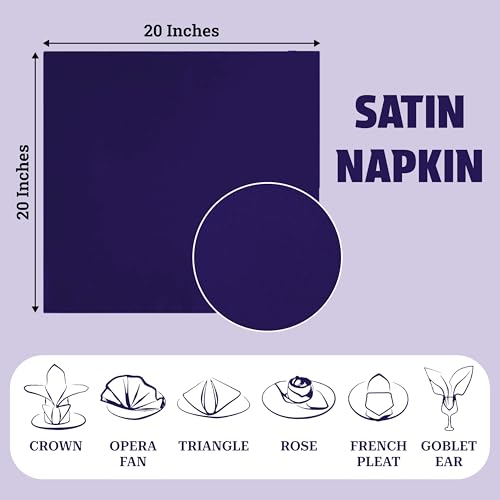 Servilletas de Satin MDS Pack x 100 50x50 cm Cuadrada miniatura 4