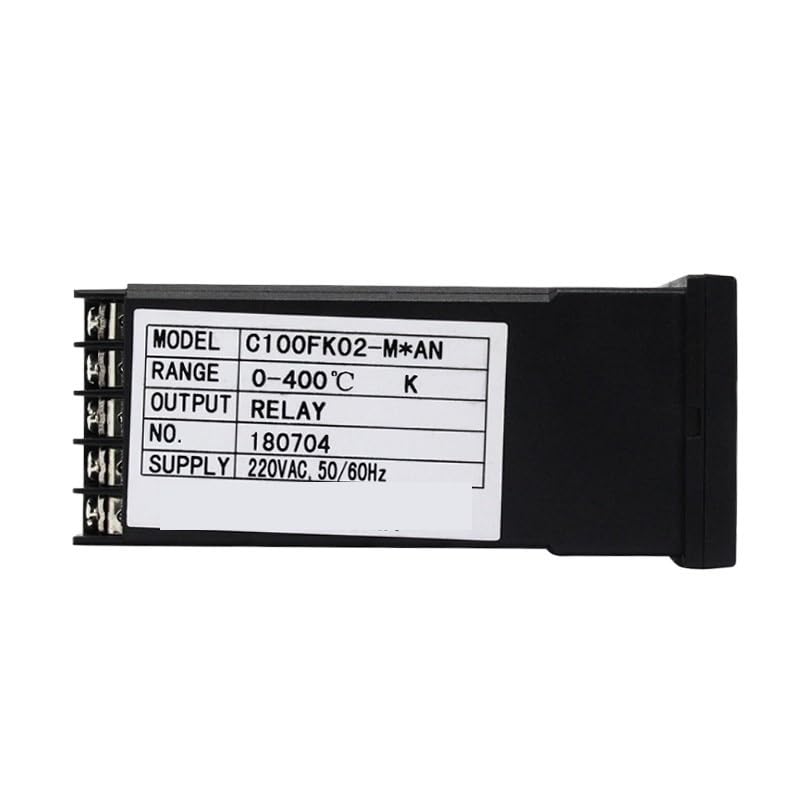 Temperature Controller 110V to 240V Work Voltage 0 to 1300 Degree PID Digital K Type Input SSR Output & Relay Output(Relay Output)