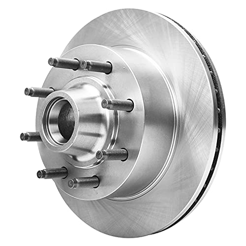 Image of Detroit Axle - Front Brake Kit for Ford E-250 E-350 Econoline Super Duty | Disc Brake Rotors Ceramic Brake Pads w /Hardware Replacement