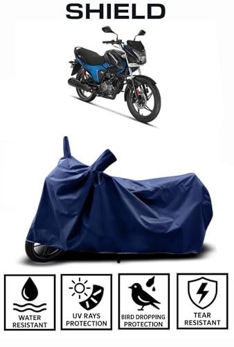 Image of CoverRide Bike Cover Waterproof Heavy Duty - All Weather Dustproof UV Protection Bike Cover for Hero Glmaour Outdoor Indoor Use with Windproof Buckle
