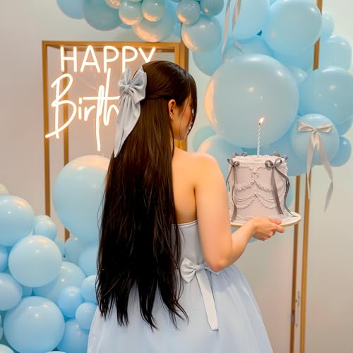 Image of Party Propz Pastel Blue Balloons - 25 Pcs Blue Pastel Colour Balloons For Birthday Decoration | Pastels Blue's Balloon | Balloon For Decoration | Colour Balloon's (latex)