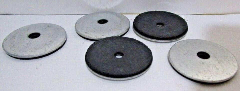 X100 Bonded Sealing Washers 1 1/8 OD 1/8" Center Hole Steel & Rubber
