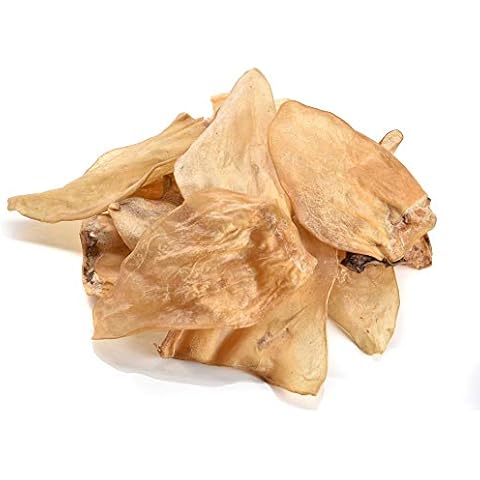 Dragonfly Products - 25 Pieces Air Dried Cows Ears Dog Treats | Natural Grain Free | Hypoallergenic & Low Fat | 100% EU | Dental Health | Gluten Free Whole Beef Ear Chew Cover