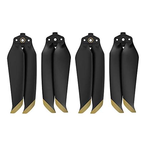 gouduoduo2018 2 Pairs Mavic Air 2 7238F Propellers Low Noise Prop for DJI Air 2S / Mavic Air 2 Accessories (Golden T) Cover