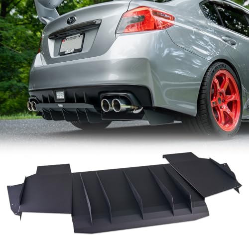 IAG Performance Rear Diffuser for Subaru WRX/STI 2015-21 VA, Gloss Black