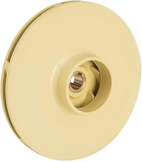 Water Pump Impeller PPO Plastic Household Self-Priming Centrifugal Pressurized Water Stainless Steel Pump Mechanical Repair Part (125X10MM)