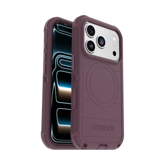 Image of OtterBox iPhone 17 Pro Defender Pro Series Case - Purple Mystery - Tough, Rugged & Durable iPhone Case, Snaps on MagSafe