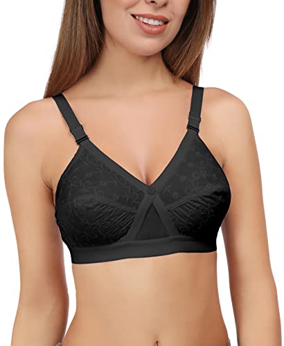 Image of Eve's Beauty Women's Non Padded Non Wired Cotton Full Coverage Bra