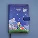 SGZYJ Vintage Petit Prince Notebook Planificateur Boucle magnétique Puce Plan d'illustration Couleur de l'ordre du Jour des Ordinateurs Portables (Color : B, Size : 19 * 13cm)