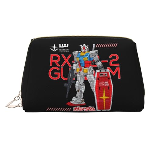 化粧ポーチ ネオ ジオンガンダム レディース メイクポーチ 化粧バッグ メンズ トラベルポーチ レザー 小物入れ かわいい おしゃれ 可愛い 化粧品収納 大容量 防水 多機能 旅行 持ち運び便利