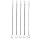 Größe : Die Gesamtlänge der Rohrbürste beträgt 17,5 cm, geeignet für Reinigungsbürste unter 20 cm Gesamtlänge.Der Durchmesser der Nylonborsten beträgt 5mm, Lang 30 mm, und die allgemeine Flasche und das automatische Stroh können qualifiziert werden.