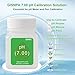 pH Meter Calibration Solution Kit (pH 4.00, 7.00 & 10.01), 3 Bottles 50ml pH Calibration Buffer Solution and 30 ml KCL pH Protective Solution for All pH Meters