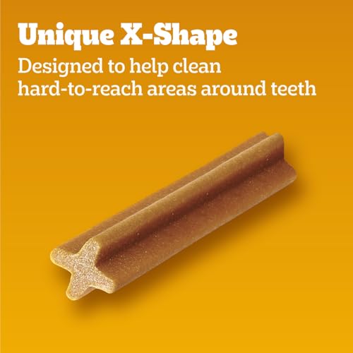 Image of Pedigree Dentastix Large Dog Treats, Original Flavor with Real Chicken, (4) 18ct Bag (72 Treats Total)