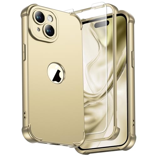 ORETECH for iPhone 15 Case, with [2 x Screen Protectors] [10 Ft Military Grade Drop Test] [Camera...