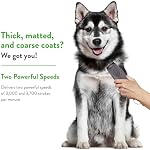 Wahl Pro Animal KM10 Plus Corded Clipper for Dogs Cats and Horses with Number 10 Prime Series Blade Lockguard Technology Lightweight Two Speeds Purple