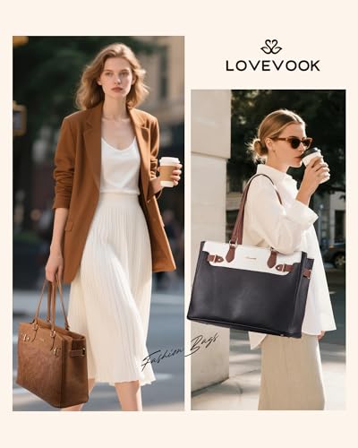 LOVEVOOK Cup Holder Laptop Tote