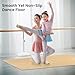 3x4ft Portable Dance Floor Mat , 5mm Thick PVC Dance Floor for Ballet, Jazz , Pop and other Dance Forms , Non-Slip & Shock-Absorbing Practice Floor for Home, Studio , Outdoor Party , Dance Schools
