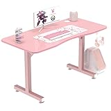 Waleaf Pink Gaming Desk, 40 inch Modern...