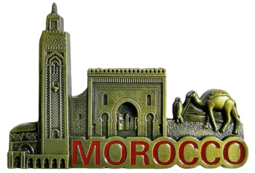 Imán decorativo para refrigerador estilo Marruecos miniatura 1